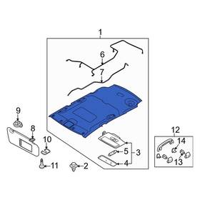Tk246803075 Mazda Oe For Cx-9 2014-2015 Headliner