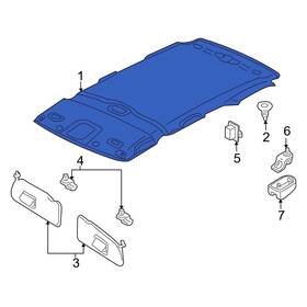 Zzce68030a32 Mazda Oe For Tribute 2008 Headliner