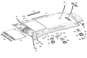 000-991-53-02 Mercedes-benz Genuine Cover Clip