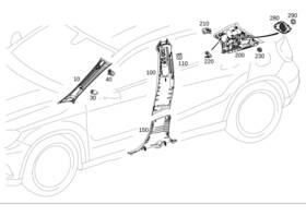 000-991-80-98 Mercedes-benz Genuine Cover Clip