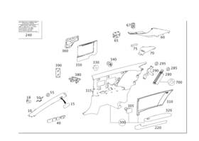 001-991-57-70 Mercedes-benz Genuine Clamp