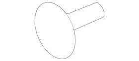 00299746867j69 Mercedes-benz Genuine Front Cover Fastener