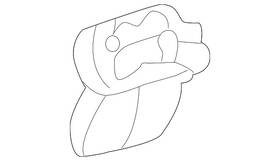 Mercedes-benz 163-695-04-30-8g13 Genuine Mercedes-benz Headliner Cap