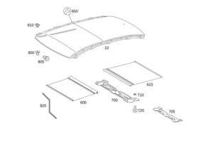 211-695-00-14 Mercedes-benz Genuine Holder