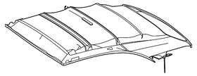 Mercedes-benz 236-770-34-00-9j93 Genuine Mercedes-benz Headliner
