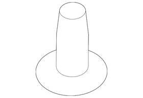 Mr657253 Mitsubishi Genuine Headliner Clip