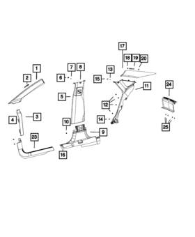 68139328aa Mopar Genuine Fastener