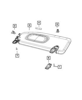 68733025aa Mopar Genuine Z-axis Clip