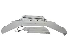 66-92-grey-headliner Morethantops Fits Rolls Royce 66-92 Headliner For Convertible Made From Grey Broadcloth