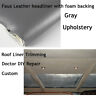 Mtlinerm1060064gre01ua Gray Leather Imitation Headliner Material Decoration Diy Repair Fabric