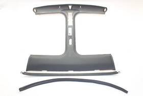 224.da1z95 Nissan 94-95 300zx 2 Gray T Top Headliner Assembly