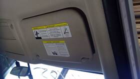 268-12536r Nissan Passenger Right Sun Visor Without Illumination Fits 18-20 Rogue 10301297