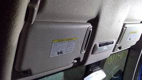 268-12646l Nissan Driver Left Sun Visor Fits 20-24 Versa 10314474