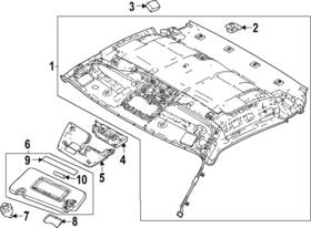 73982-5va0a Nissan Genuine Headliner Spacer