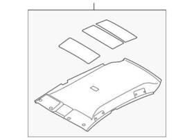739b0-zn91a Nissan Genuine Headliner