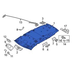 739106ta1a Nissan Oe For Pathfinder 2022-2024 Headliner