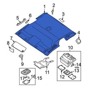 739b09bp8d Nissan Oe For Frontier 2018-2021 Headliner