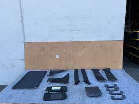 73910-4hb1a Oem 739104hb6a Infiniti Q50 2014-2023 Interior Front Middle Rear Pillar Trim Black Set