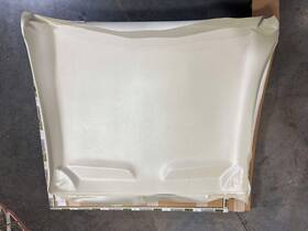 Tm91642110 Oer 1965-66 Ford Mustang Fastback Molded 1-piece Headliner White Sierra Grain
