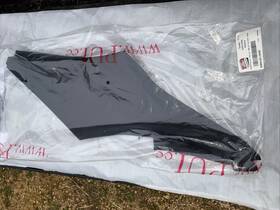 68ahb100b Part Unlimited Inc 68-69 Chevelle Headliner Ear Muff Sail Panels Boards Assembled Black Perforated