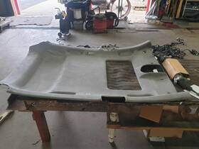970555197548u3 Porsche 10 11 12 13 14 15 16 Panamera 4 Door Headliner With Sunroof Hole Suede Gray Na