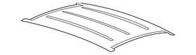 986-563-111-01-a21 Porsche Genuine Headliner
