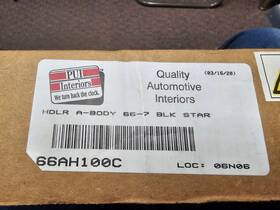 66ah100c Pui Interiors 1966 1967 Gm Inch A Body Black Non Perforated Star Headliner Usa