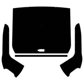 5760sw-thk Quietride Solutions Headliner Abs Kit For 1957-1960 Ford Truck Plastic - Small