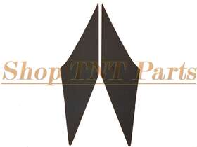 Cvl-slp-115 R.e.m. Automotive Inc. 1968-1969 Chevelle Headliner Sail Panel Boards Plain Black Chevrolet