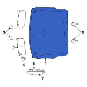6kb77bd1ab Ram Oe For 3500 2017-2018 Headliner