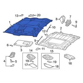 6ry96tx7ae Ram Oe For 1500 2019 Headliner