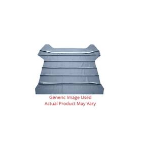 Cad-hlr-490 Rem Automotive Inc Headliner For 1961-1961 Cadillac Deville Series 62 Medium Blue Front Rear Lh Rh