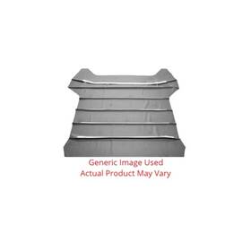 Dod-hlr-410 Rem Automotive Inc Headliner For 1967-1968 Dodge Polara Sedan 4-door Vinyl Black Front 2 Pieces
