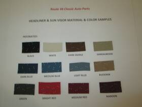 Cvl-hlr-062 Rem New Early 1966 Chevy Chevelle 5 Bow Headliner With Sail Panels Perforated Pattern