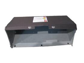 Pon-gbx-130 Rem New 1957 Pontiac Laurentian Glove Box Canadian Gray Panelboard