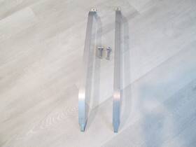 Pon-gts-100 Rem 1964/1967 Pontiac Tempest Station Wagon Stainless Steel Gas Tank Straps 2 Piece