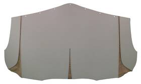 It246 Repops Automotive Reproductions Headliner For 1941-49 International Truck Panel White Smooth Made In Usa