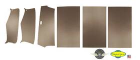 Ct183 Repops 1947 1948 1949 1950 1951 1952 1953 Chevrolet Suburban Headliner 6 Pcs Brown