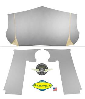 Repops It234 1937 1938 1939 1940 International D-series Headliner And Interior Panels Gray