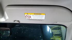 268-10858r Rover Passenger Right Sun Visor Without Illumination Fits 02-05 Freelander 10323545