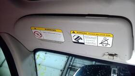 268-10859l Rover Driver Left Sun Visor Without Illumination Fits 02-05 Freelander 10323547