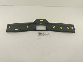 225.sa1r07 Saab 9-3 Convertible Front Windshield Upper Header Trim Black Fits 2004-2011 04