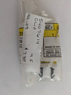 5407614 Saab New Nos Genuine Oem Clip 9-5 2002-2009 Make Offer
