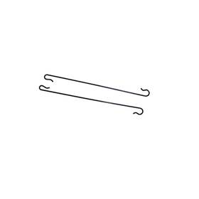 C9zz-6342180-k Scott Drake Fastback Headliner Rod Retainers For 1969-1970 Ford Mustang