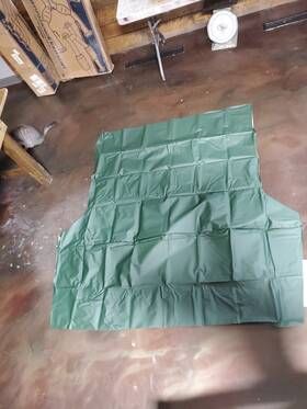 Hl-fc-ti-71-dg Scott Drake Dark Green Headliner For 1971-73 Cougar Tier New