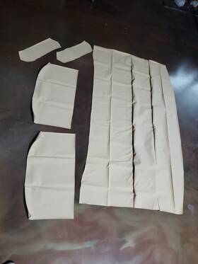 Hl-fr-68-pr Scott Drake Parchment Crater Headliner 1968-69 Ford Ranchero New