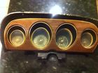 Mach-1 Speedometer Woodgrain 1970 Dash Gauges Bezel Mustang Boss