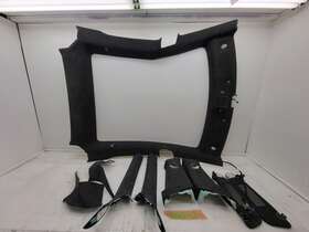 1021613-02-a Tesla 2016-2020 Model S Set Of Ceiling Headliner Sunvisor Upper A B C-pillar