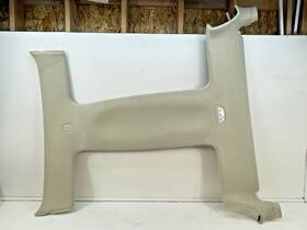 1053921-07-h Tesla 2016-2020 Oem Model X Upper Headliner Roof Ceiling Trim Beige Alcantara
