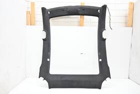 1586486 Tesla 21-23 Model S Overhead Sunroof Headliner Glass Ceiling Cover Black Oem